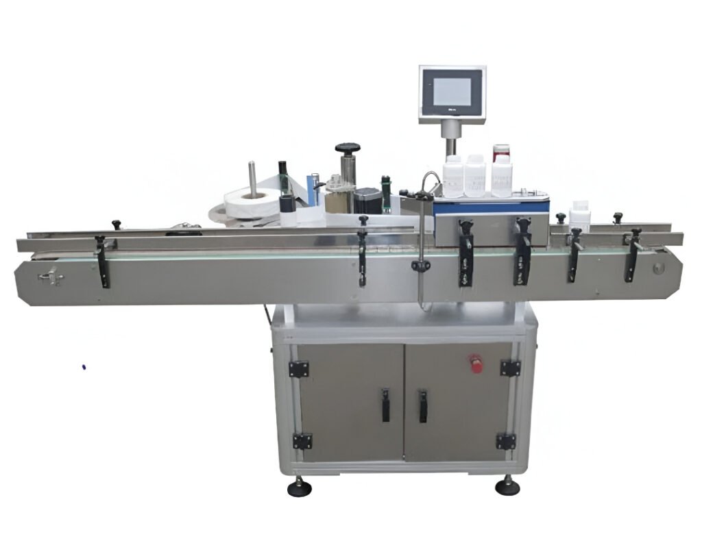 Semi Automatic Wrap Around Sticker Labeling Machine